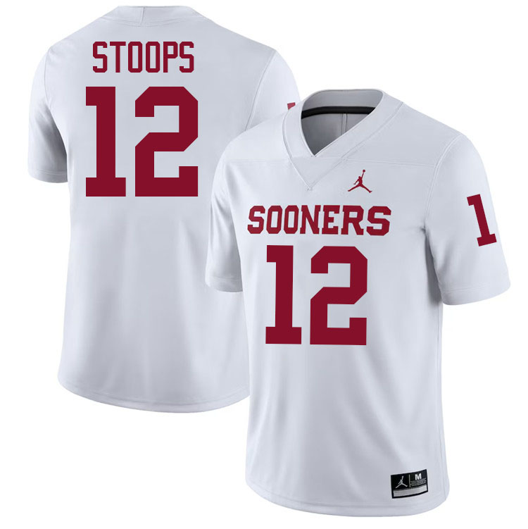 Drake Stoops Oklahoma Sooners Jersey,Oklahoma Sooners Football Uniforms,Jersey-White